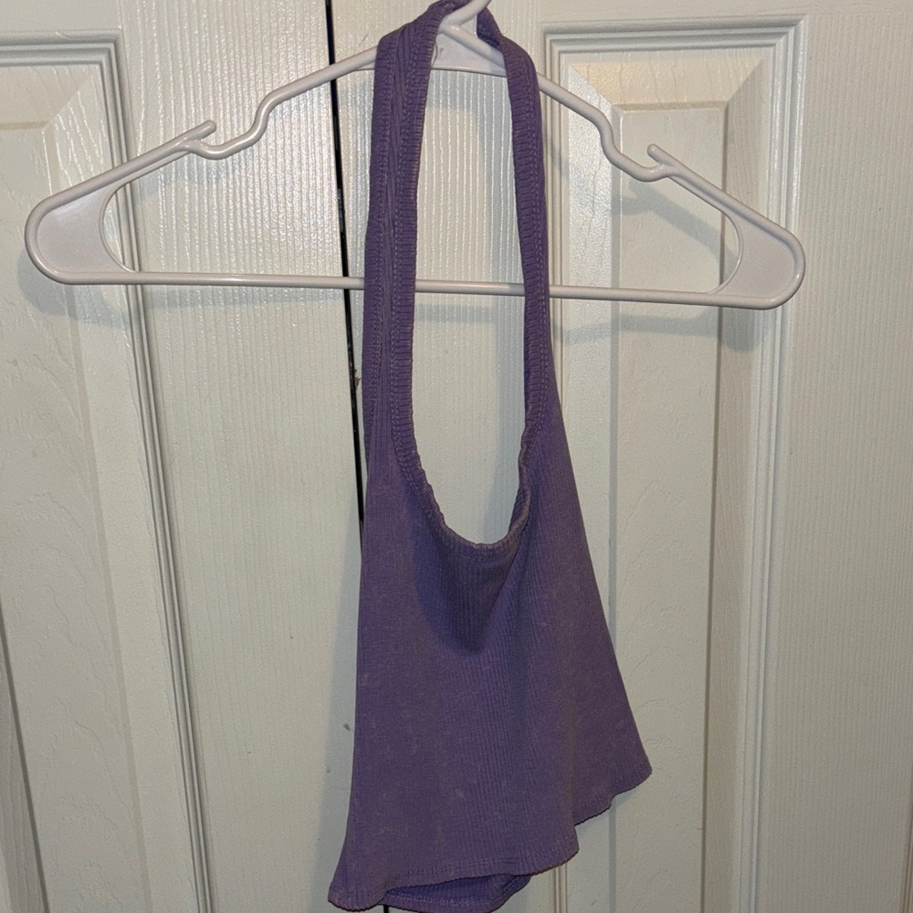 Purple Halter Top